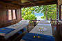 Spa beds with a sea view